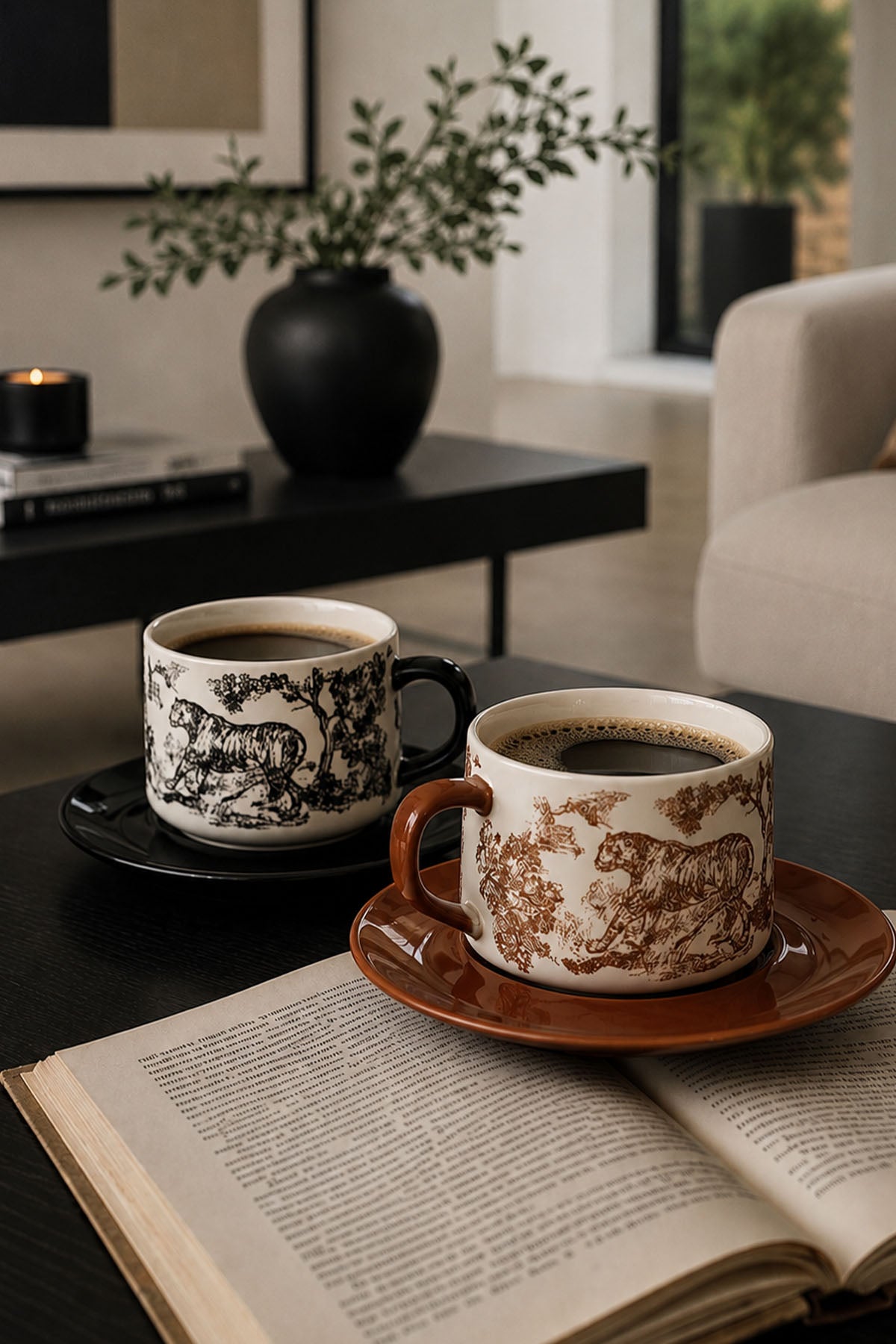 Toile De Jouy Ceramic Mug